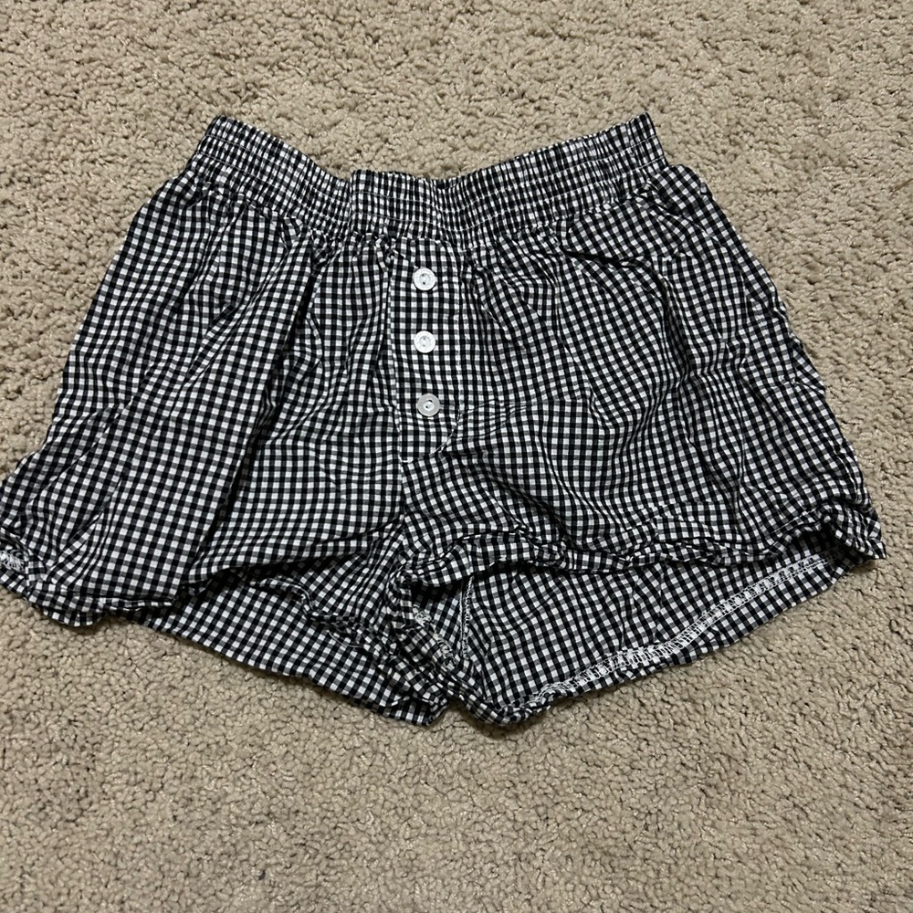 Urban outfitters Black and White Gingham Women's Shorts